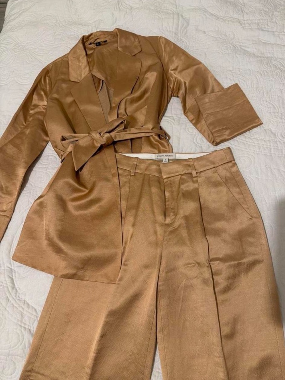 Banana Republic Silk Suit